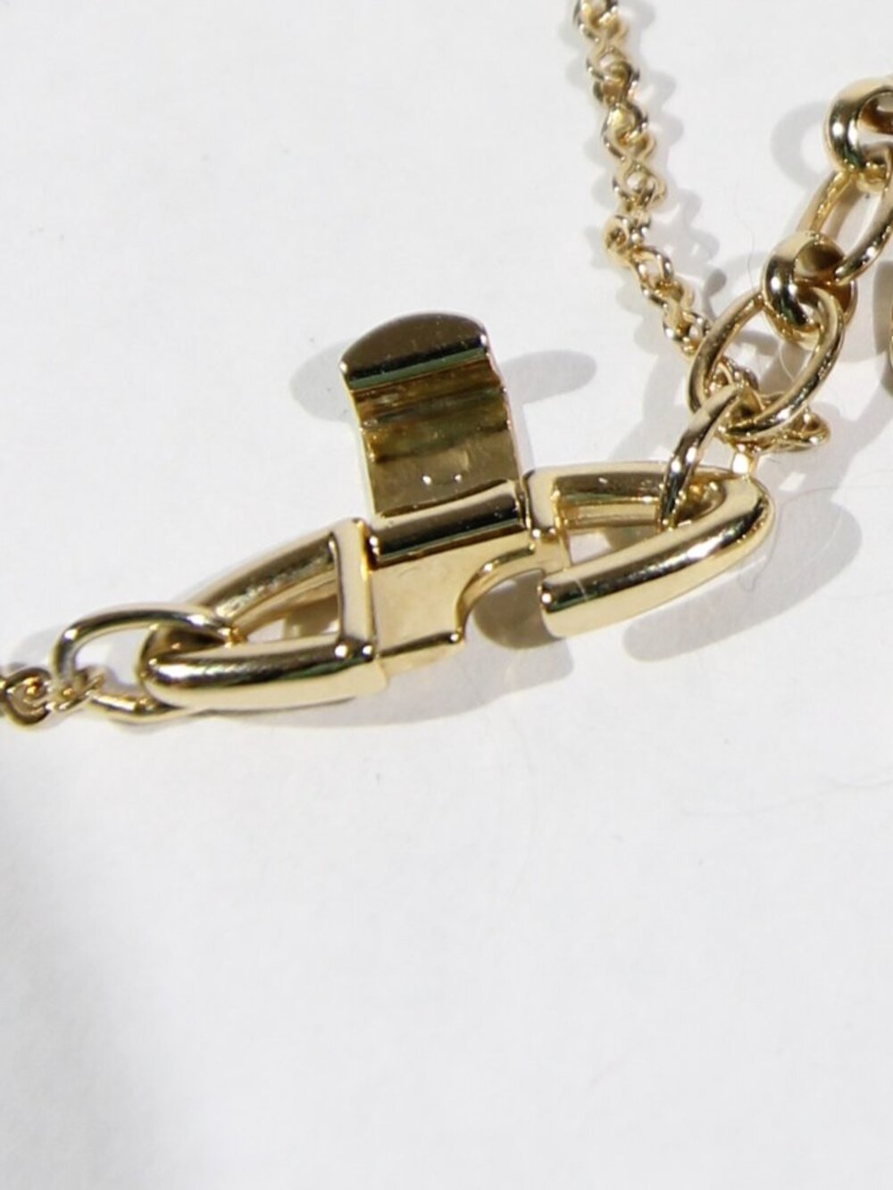 Vintage GIVENCHY Gold-Tone Crystal Y Drop Adjustable Chain Necklace & Earrings - Picture 7 of 10